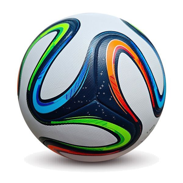 Футбольний мʼяч у стилі Чемпіонату світу 2014, розмір 5 (синьо-кольоровий) 0012-5 фото