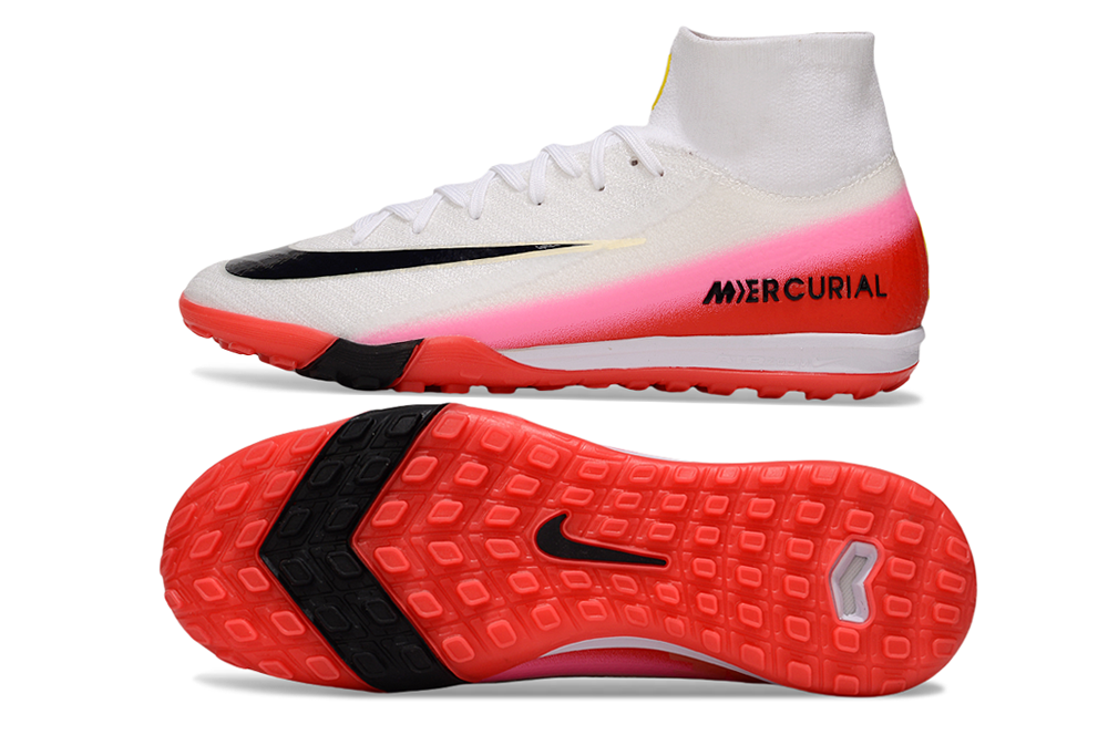 Футбольні сороконіжки Air Zoom Mercurial Superfly X TF червоно-білі TF054 фото