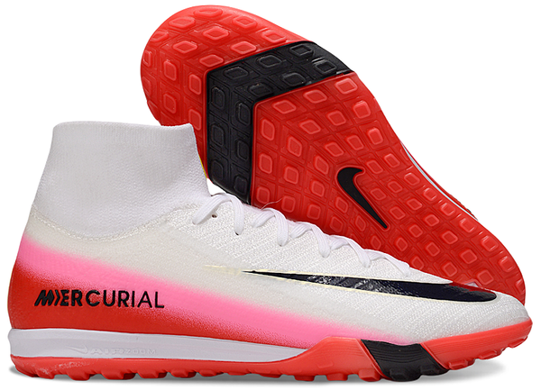 Футбольні сороконіжки Air Zoom Mercurial Superfly X TF червоно-білі TF054 фото