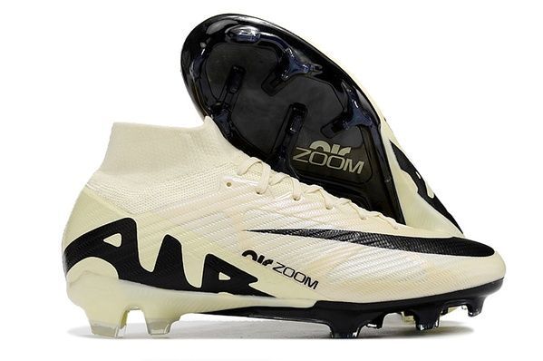 Футбольні бутси Air Zoom Mercurial Superfly IX FG біло-чорні FG132 фото