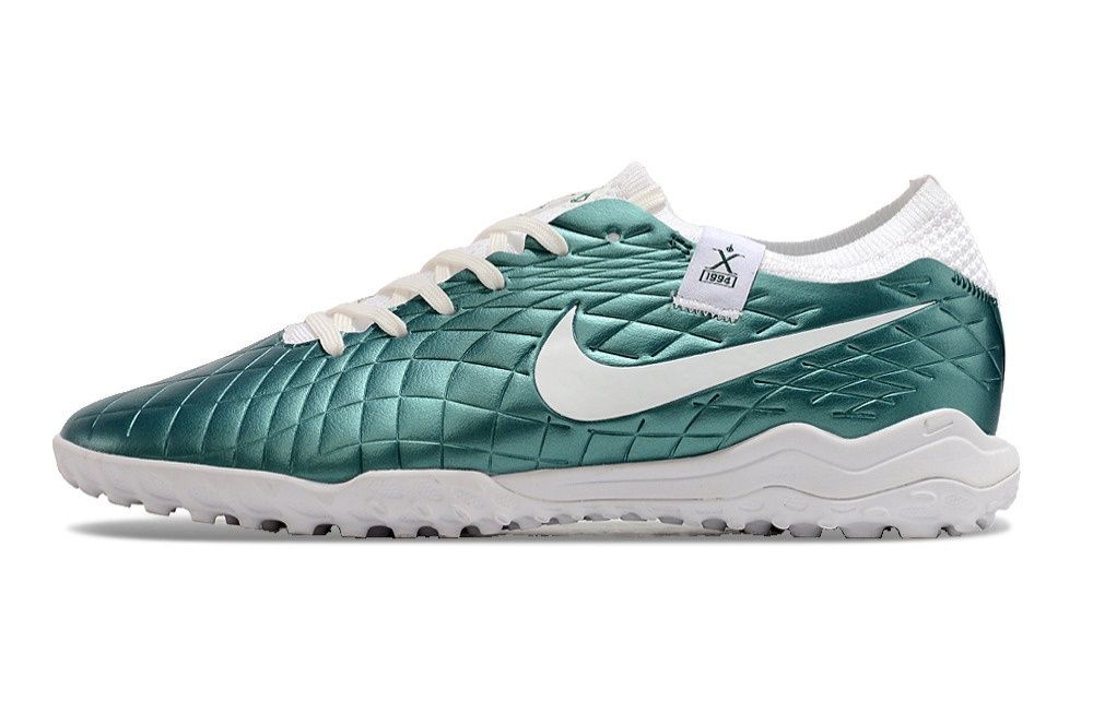 Футбольні сороконіжки Tiempo Legend TF біло-бірюзові TF070 фото