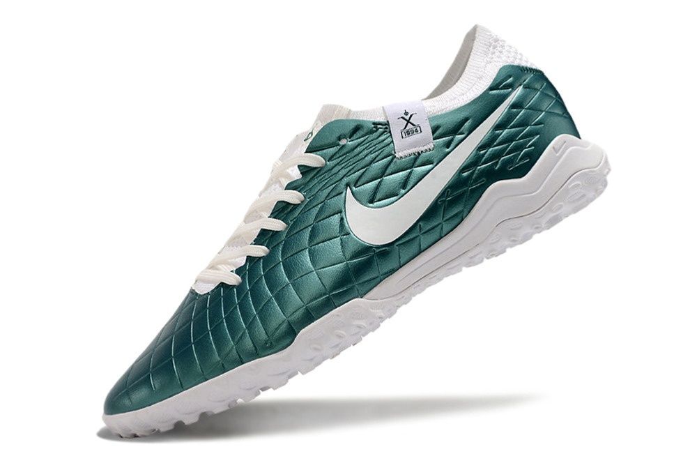 Футбольні сороконіжки Tiempo Legend TF біло-бірюзові TF070 фото